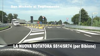 PASSANDO DA PIU DIREZIONI PER LA NUOVA ROTATORIA PER BIBIONE [upl. by Steck98]