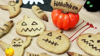 BISCOTTI DI HALLOWEEN  dita di mostro  dolcetti per bambini  halloween recipe [upl. by Chita905]