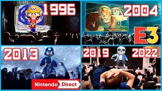 La EVOLUCIÓN de los REACTION a los Nintendo Direct y E3 de Nintendo  N Deluxe [upl. by Carolan]