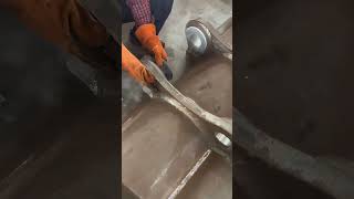 Use Liquid Nitrogen To Freeze Axle Sleeve 10Minutes For Contraction To Install Excavator Bucket [upl. by Onurb]