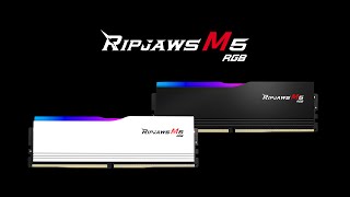 Ripjaws M5 RGB Series DDR5 Memory Launch Trailer [upl. by Raddatz858]