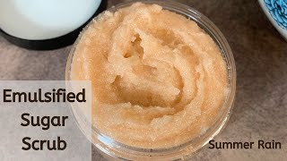 How to make Emulsified Sugar Scrub includes FREE recipe [upl. by Ilyse]