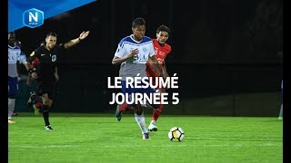 Championnat National  tous les buts de la 5e journée 20172018 [upl. by Jehial]