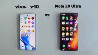 vivo v40 vs Samsung Note 20 Ultra  Speed Test [upl. by Nitniuq]