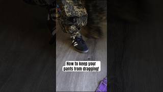 Pants Hack How to keep your pants from dragging [upl. by Ambrosia]