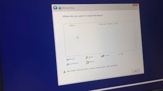 Partition Not Showing While installing windows 11  We Couldnt Create a New Partition or locate fix [upl. by Delmore]