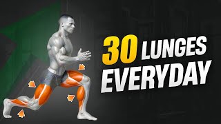 How 30 Lunges Every Day Will Completely Transform Your Body [upl. by Drolet]