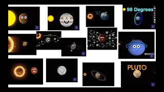 8 planets amp 5 dwarf planets mashup [upl. by Nnylsia381]