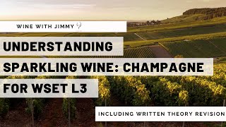 Understanding Sparkling Wine for WSET L3 Part 3  Champagne [upl. by Lyrradal138]