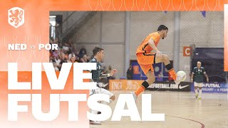 Live Futsal  Nederland  Portugal [upl. by Thomey]