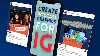 Create Podcast Graphics for Instagram Stepbystep Tutorial  Creator Studio Instagram [upl. by Bernarr]