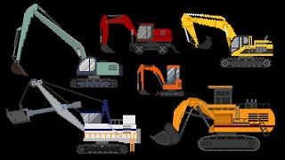 Excavators  The Kids Picture Show [upl. by Ayekehs]