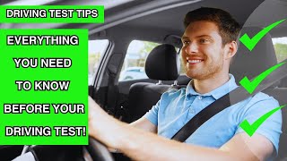 Everything You Need to Know Before Your Driving Test  Pass Your Driving Test  Driving Test Tips [upl. by Yelahs]