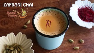 Zafrani chai recipe Saffron tea recipe [upl. by Rebmeced304]