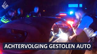 Politie  Achtervolging  Gestolen auto  Dienst INFRA ZuidOost [upl. by Maurey565]