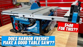 Can You Get Pro Table Saw Features On A Budget  Hercules HE77  Overview and Review [upl. by Adleme]