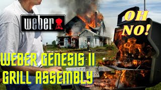 Weber Genesis II Assembly DONT PAY THE ASSEMBLY FEE S335 EASIER THAN YOU THINK [upl. by Leinnad969]