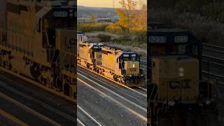 Selkirk Yard Switching Two csx SD402s 8223 and 8846 building trains in Selkirk yard 10122024 [upl. by Oj246]