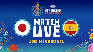 Group Phase  Japan v Spain  Full Basketball Game  FIBA U17 Womens Basketball World Cup 2024 [upl. by Shae]