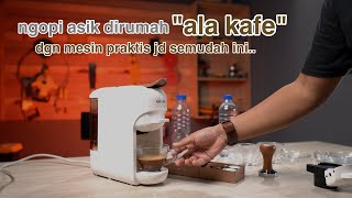 recomended mesin kopi espresso paling praktis buat rumahan  UMEDA BRU COFFEE MACHINE MULTI CAPSULE [upl. by Persse]