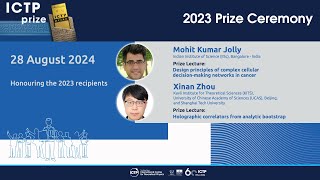 2023 ICTP Prize Award Ceremony and Diploma Graduation Ceremony and Shafi Prize [upl. by Erida]