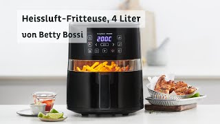 HeissluftFritteuse 4 Liter  Produkt von Betty Bossi [upl. by Yrailih]