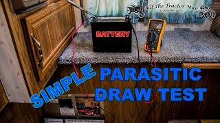 RV  Camper parasitic draw test How to [upl. by Qifar73]