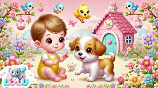 🐕🐶WOOF WOOF DOGS Sound And Nursery Rhymes  Kids Songs LoluKidsEnglish [upl. by Aitsirt10]