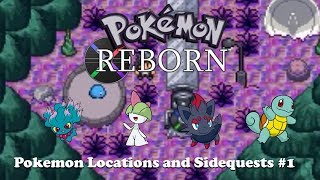 Pokemon Reborn Sidequest 1 Misdreavus Ralts Zorua and Squirtle [upl. by Ahsienad]