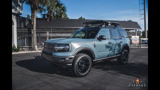 Brand New Ford Bronco Sport Customization  Stealth PPF Leveling Kit Light Bar Install  More [upl. by Felizio]