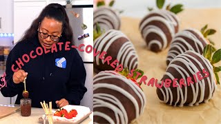 How to Make ChocolateCovered Strawberries  EASY CHEAP DIY [upl. by Auliffe972]