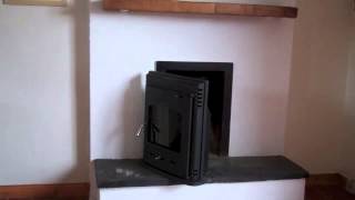 Installing the insert stove [upl. by Mayfield]