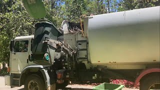 Bday special me operating ex Gunnedah trade waste truck 88 [upl. by Laehplar]