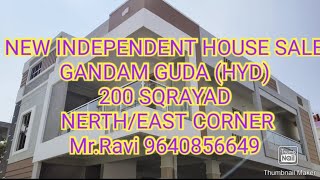 RR PROPERTY1984 INDEPENDENT HOUSE SALE 200SQ YARD NORTHEAST CORNAR GANDAM GUDAMrRavi 9640856649 [upl. by Mickie150]