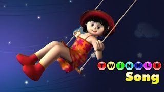 Twinkle Song from Manchadi  Malayalam animated Nursery rhyme for Kids [upl. by Marius]