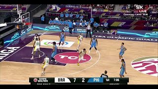 GILAS PILIPINAS VS BRAZIL SEMIS FIBA OQT [upl. by Nickey977]