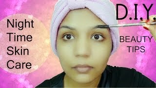 My Night Time Skin Care Routine  How To Grow Eyebrow Eyelash Fast  SuperPrincessjo [upl. by Ityak94]