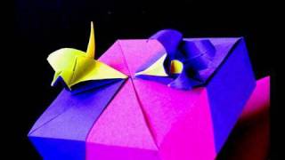 How to make an Origami CraneLily Box Crane Module [upl. by Anikal277]