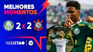 CÁSSIO É EXPULSO E WEVERTON TEM FALHA FEIA NO EMPATE INCRÍVEL DO DERBY  PALMEIRAS 2X2 CORINTHIANS [upl. by Westbrooke]