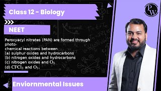 Peroxyacyl nitrates PAN are formed through photo chemical reactions between a sulphur oxides [upl. by Uhthna202]