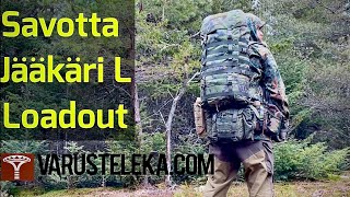 Savotta Jääkäri L 55L Backpack Varusteleka [upl. by Ennairak10]