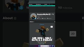 i got beamed robloxnews roblox viral beamed hacked [upl. by Ahsiuqram439]