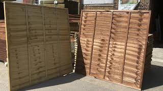 Grange Professional Waney Fence Panels  GampG Fencing [upl. by Gnanmas]