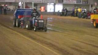 Garden Tractor Pull powderly ky 112809 Empty Pockets [upl. by Anavoig]