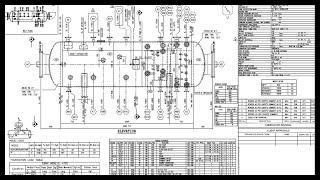 압력용기EP5기계 상세 도면 보는 법  Pressure Vessel Detail Drawing   기계 엔지니어가 하는 일  기계 공학 [upl. by Beatty]