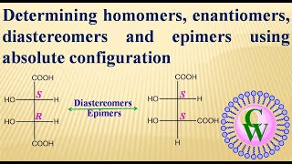 Determining homomers enantiomers diastereomers and epimers using absolute configuration [upl. by Nuhs]