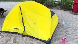 Easy tent setup  Stilts Calatagan [upl. by Anolahs]