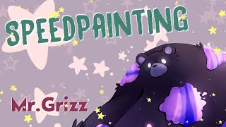 【SpeedPainting】 Mr Grizz Splatoon 3 [upl. by Aihsenal]