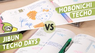 Hobonichi Techo vs Jibun Techo DAYs 📔 Daily Planner Comparison [upl. by Sisi239]