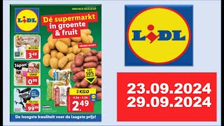 LIDL NEDERLAND FOLDER 2309202429092024 Nederland folder nederland holland lidl aldi [upl. by Ludovico]